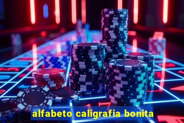 alfabeto caligrafia bonita